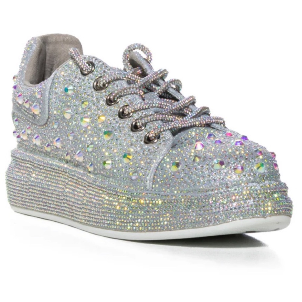 NEW Rhinestone Sneakers - Picture 4 of 6